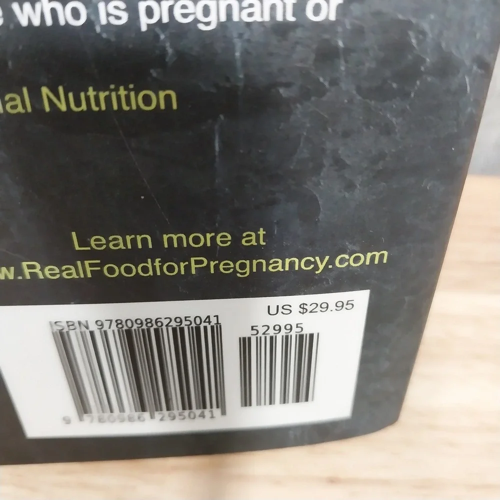 Real Food for Pregnancy Lily Nichols Nutrition Book Paperback